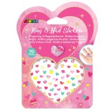 Set inel si stickere pentru unghii, Avenir, Fancy Me