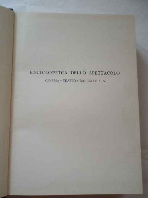 Enciclopedia Dello Spettacolo - Necunoscut ,267204 foto