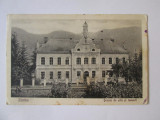 Zlatna(Alba):Școala de arte și meserii,carte postala scrisa 1924, Circulata, Printata