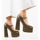 Pantofi dama Appro Khaki