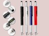 Pix Multifunctional 6 in 1 Verk Group, Negru - Pix, Stylus, Nivela, Surubelnita, Rigla, Instrument de scris, Birou, Reparatii, 14.8cm