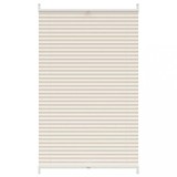 Cumpara ieftin Jaluzea plisata, crem, 80x125 cm