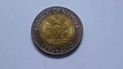 Namibia- 10 Dollars 2010 UNC foto