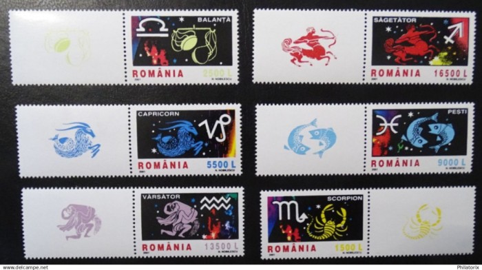 Romania LP 1574 a , Semnele Zodiacului I , MNH/**