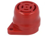 Semnalizator acustic buzer roșu 10-28V 75dB IP34