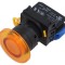 Comutator cu LED 22mm 2 NO acţionat prin apăsare