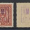 Ocupatia romana in Kolomeea 1919 sursarj CMT violet original 1K20h pe 80h stema MNH