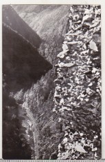 bnk cp Defileul Argesului la Cetatea Poienarii - Vedere - necirculata foto