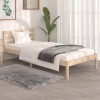 VidaXL Cadru de pat Single 3FT, 90x190 cm, lemn masiv de pin
