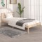 vidaXL Cadru de pat Single 3FT, 90x190 cm, lemn masiv de pin