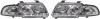 Set faruri tuning Audi A4 Sedan 1999-2000/Avant 1999-2001 BestAutoVest day time running light , negru-transparent