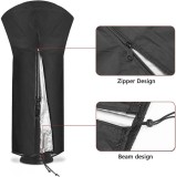 Husa pentru incalzitorul de terasa Amsamotion, panza Oxford, negru, 226 x 85 x 48 cm