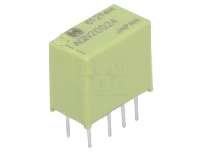 Releu electromagnetic DPDT 24VDC 1A foto