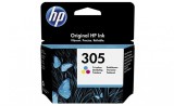 Cartus de cerneala original HP 305 3YM60AE tricolor, compatibil cu imprimantele HP DeskJet 2700, 2730, 4100, 4134, Seria Envy 6020, 6030, 6420, 6430 -