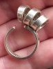 (178) INEL DIN ARGINT DAMA, VINTAGE, REGLABIL, MODEL FRUMOS, MARCAJ ARGINT 835