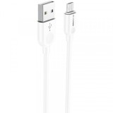 Cablu Date si Incarcare USB-A - microUSB BLUE Power BM2BX14 LinkJet, 18W, 2m, Alb, Universal