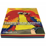 Carton A4 color asortat 10 culori 50 coli, Daco