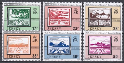 Jersey 1993 - A 50-a aniversare a ocupației lui Edmund Blampied, MNH foto
