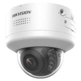 Camera IP Dome PTRZ Hikvision, 4K 8MP, ColorVu, lentila motorizata 2.8 - 12 mm, IR 40m, lumina alba 40m, difuzor, microfon, alarma, IP66, IK10 - DS-2C