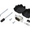 Conector D-Sub 9-Pin Tată Drept cu Terminal Șurub Gold Flash