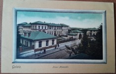 Carte postala, Galati Liceul Alexandri, inceput de secol XX