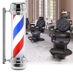 Lampă iluminată Barber Pole pentru frizerie salon barber shop de 80cm
