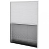 Paravan insecte plisat de fereastra aluminiu 60x80cm cu umbrar