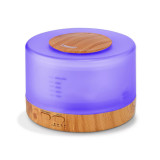 Difuzor aromaterapie cu ultrasunete bluetooth muzica lumina LED 7 culori V-Rising VR-WX30B 500 ml lemn deschis