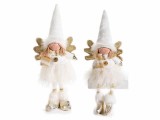 Cumpara ieftin Set 2 figurine Inger alb auriu 14x6x34 cm