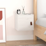 Dulap de perete, alb, 31,5x30x30 cm, lemn masiv de pin GartenMobel Dekor, vidaXL