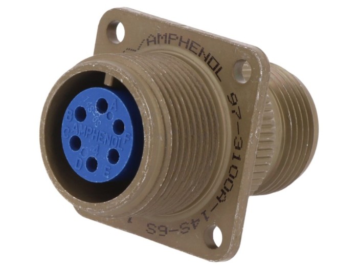Conector circular 14S, 6 pini