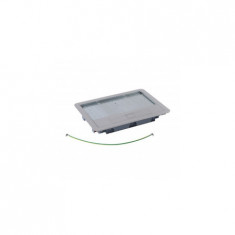 Metal lid and trim pentru standard Doza pardosealaes 8/12 module Cat.Nos 088020 / 088023 / 088039 - cu stainless steel coating