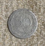 Moneda 50 filler 1953 Ungaria aluminiu