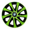 Set 4 Capace Roti pentru BMW, model Extra Drift Green &amp; Black, R13