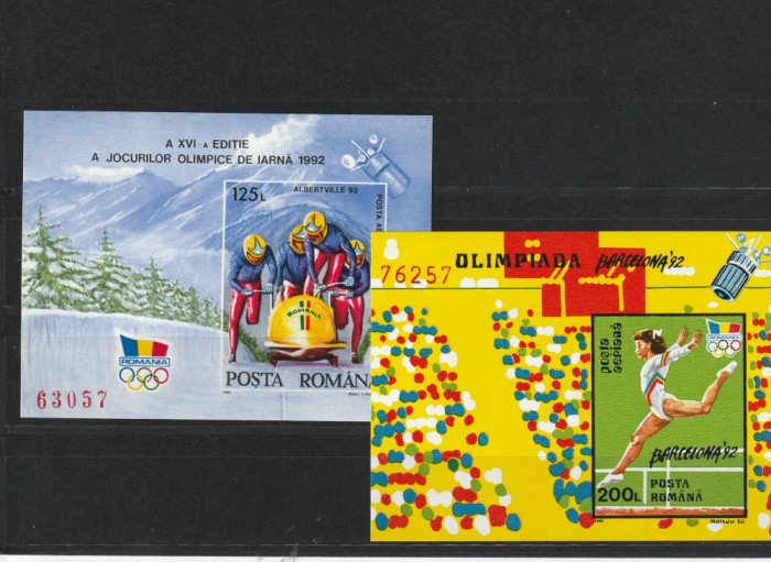 Olimpiade 1992 ,colite nadantelate , Romania.