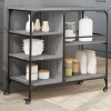 VidaXL Cărucior de bucătărie, gri sonoma 100x45x89,5 cm lemn prelucrat 842384