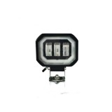 Proiector LED cu angel eyes DRL alb 1500lm 30W 12V-24V Cod: ZC-4SQ