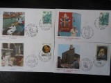 PAPA IOAN PAUL AL DOILEA-VIZITA IN ITALIA-7 FDC URI