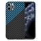 Husa pentru Apple iPhone 11 Pro, Techsuit, Carbonite FiberShell, Neagra Bleu
