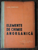 ELEMENTE DE CHIMIE ANORGANICA -LIVIU POPOVICI