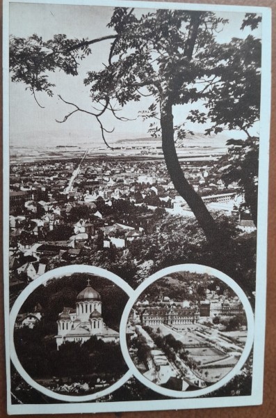 Carte postala, aspecte din Brasov, perioada interbelica