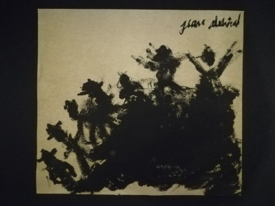 Lucrare semnată Jean David, tuș pe carton, 17x18,5 cm foto
