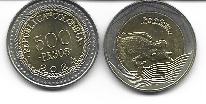 Columbia 500 pesos 2024 UNC