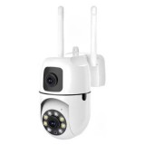 Camera de Supraveghere WiFi, 2 Vederi, Detectie Miscare, Alarma, V380