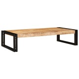 Cumpara ieftin Raft pentru baie 100 x 50 x 23 cm Lemn solid de mango, fier