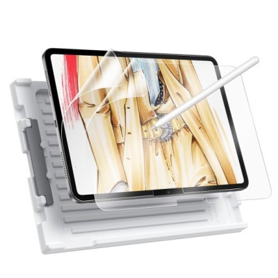 Folie pentru iPad Pro 13 (2024) (set 2) - ESR Paper-Feel - Matte Clear foto