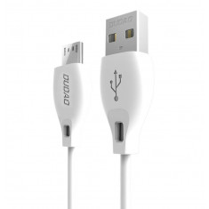 Cablu Dudao Cablu Micro USB 2.4A 1m Alb (L4M 1m Alb) DUDAO CABLE L4M (MICRO) 1M