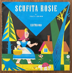 Disc vinil mic povesti Scufita Rosie de Fratii Grimm - RAR! foto