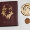 Ion Barbu poet si Matematician Lot de exceptie Insigna &amp; medalie in cutie de Lux