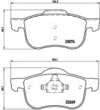 BREMBO P 86 020 PRIME LINE set placute frana,frana disc